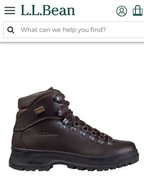 L.L. Bean women’s  Cresta waterproof Brown Leather Hiking Boot